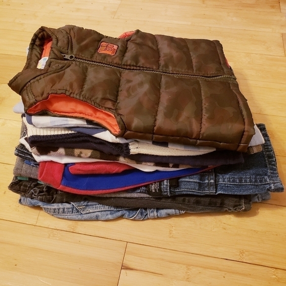 Boys 12M Month Fall Winter Clothing 13 Piece Lot  Ralph Lauren Infant Pant Shirt - Picture 2 of 11
